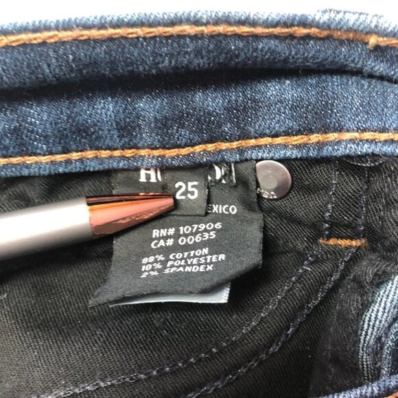 Hudson Krista Super Skinny Dark Wash Jeans Size 25 - Picture 6 of 12